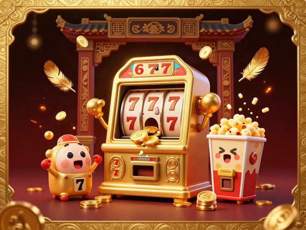 Immerse yourself in the thrilling world of 8x bet with this vibrant jackpot scene, showcasing animated slot machines and coins.