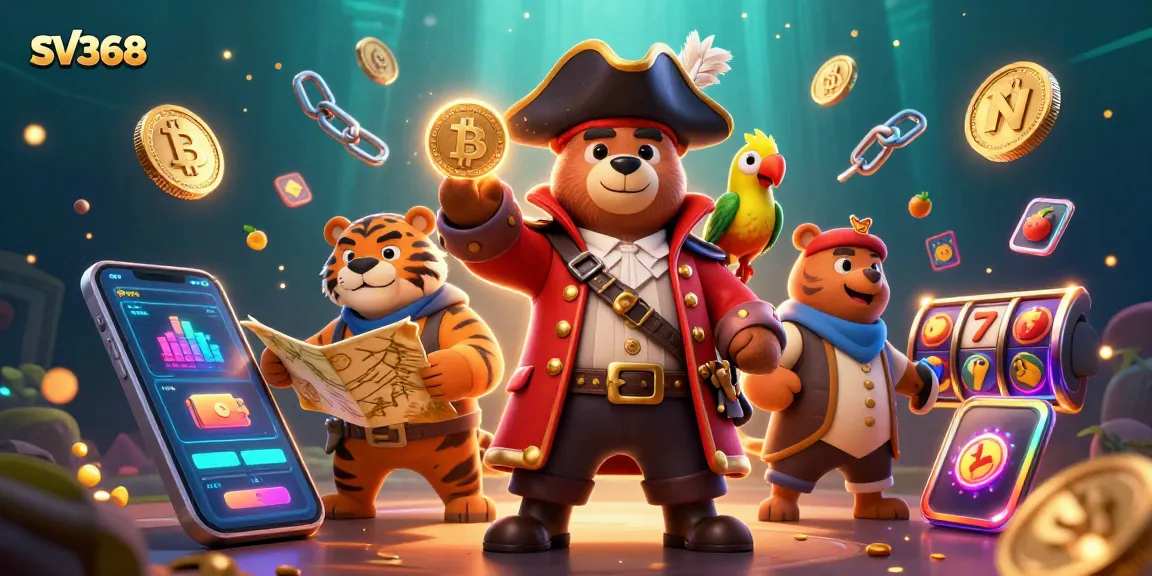 Win big at SV368 with thrilling pirate-themed slot machines and crypto displays!