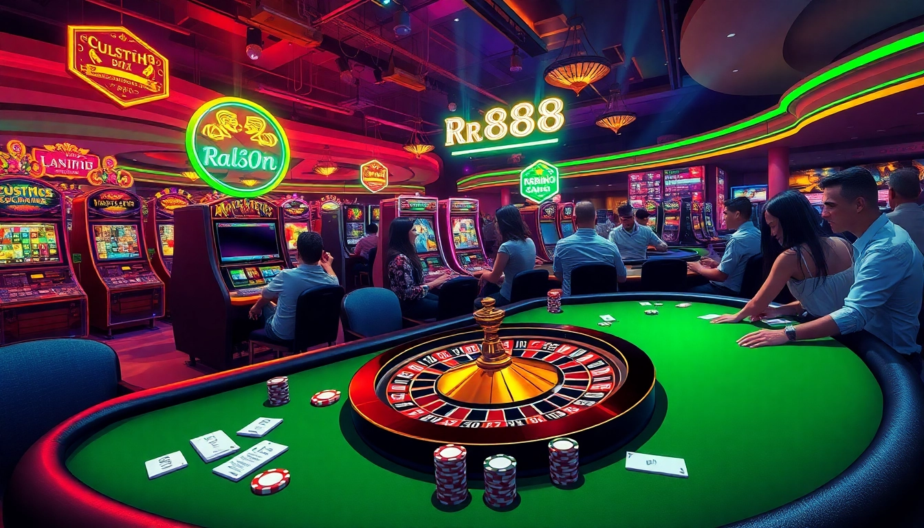 Experience thrilling casino moments with vibrant slot machines and tables at https://rr888.video/.