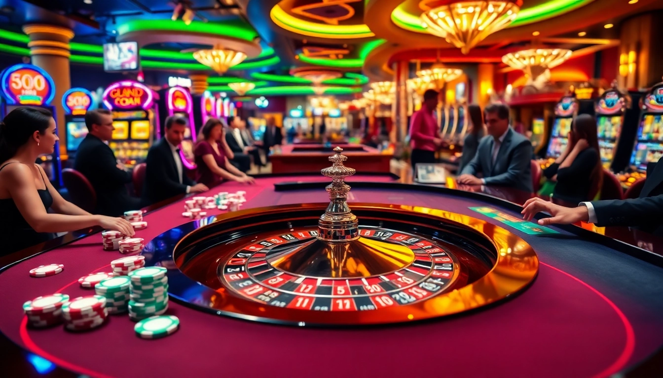 Experience the thrill of gambling with excitement at https://bj88b.com/, where vibrant roulette tables add to the casino atmosphere.