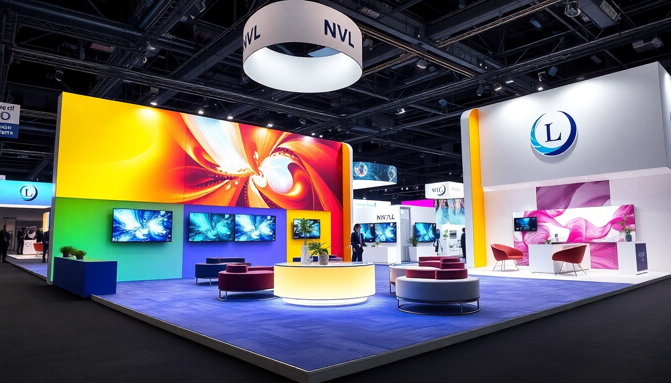 Experience a stunning custom exhibition stand builder UK design showcasing innovation and engagement.
