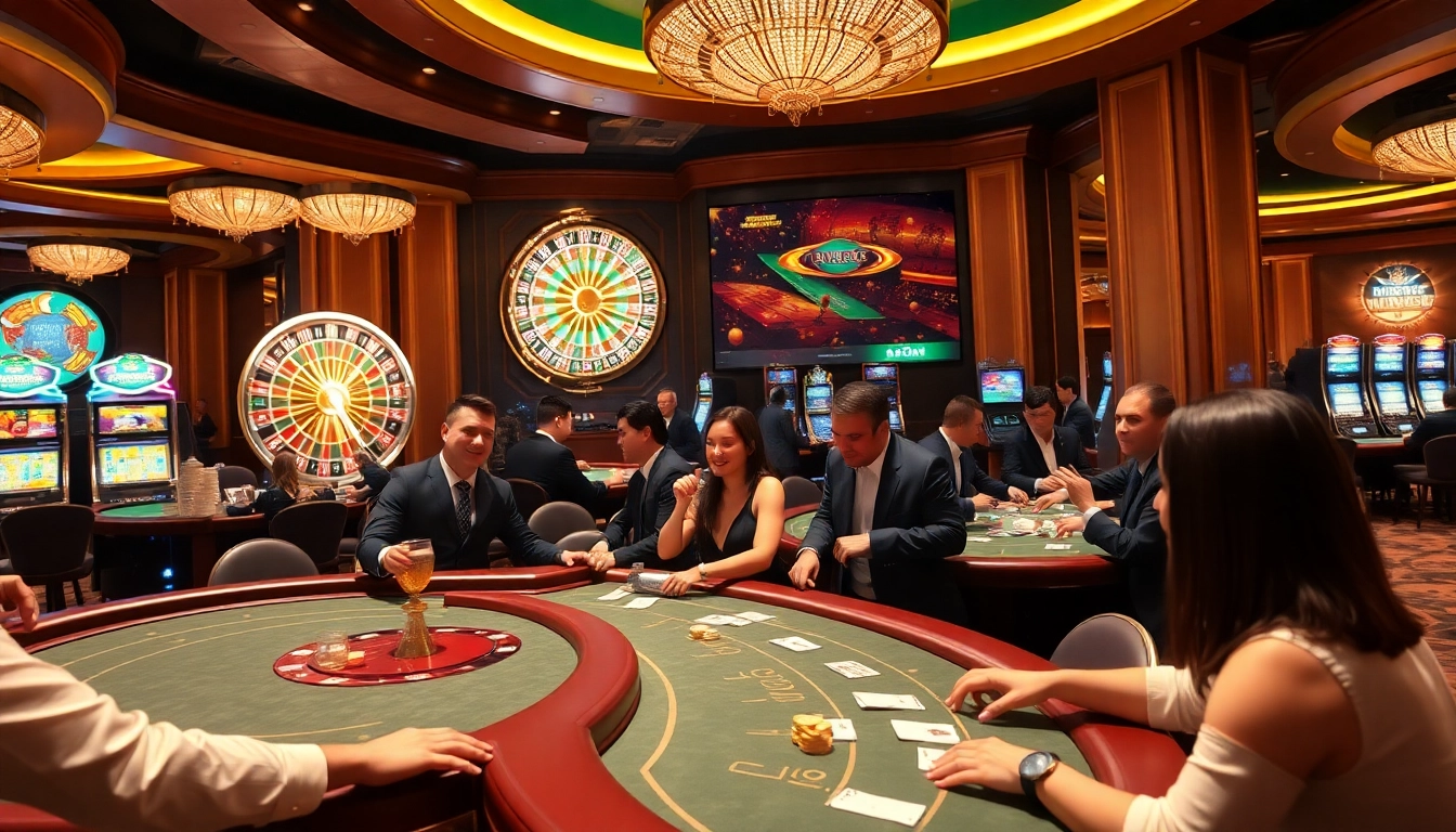 Experience thrilling gameplay at jun88.com featuring poker, roulette, and vibrant slot machines.