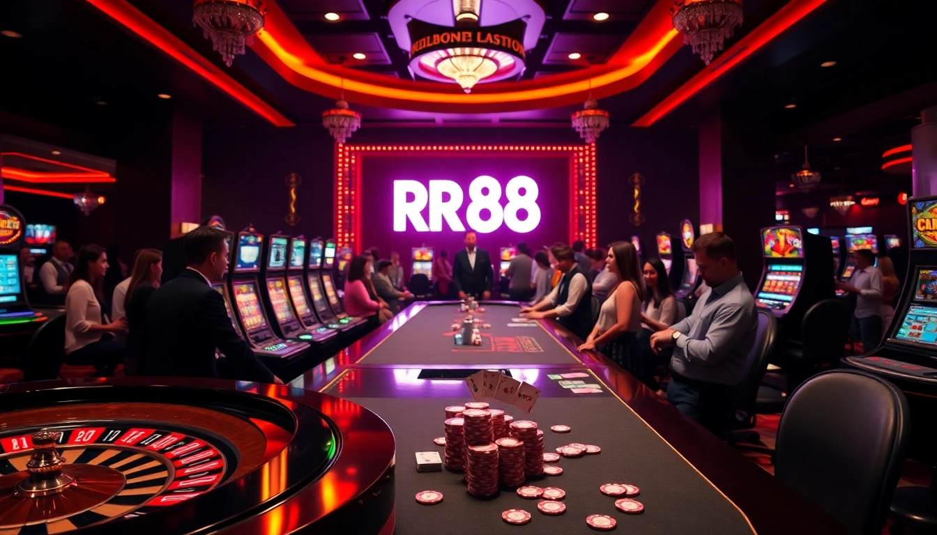Experience the excitement of gambling at RR88 with vibrant casino games and luxury.