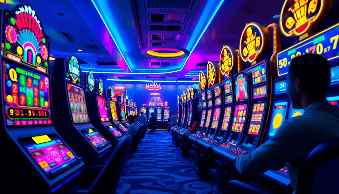 Dynamic online gaming environment featuring Kode4d link, showcasing vibrant slot games.