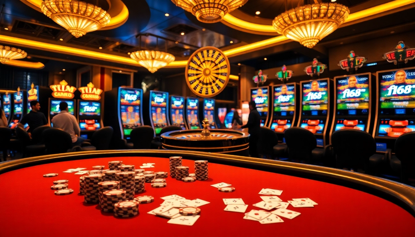 Experience the elegance of f168 with a lively poker game filled with strategic plays and excitement.