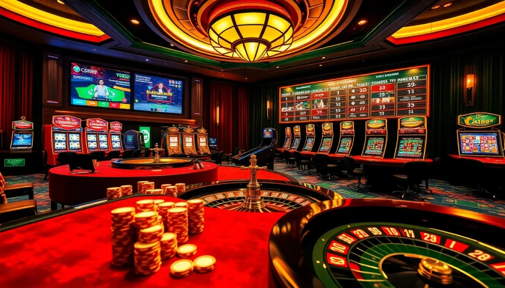 Experience vibrant casino excitement at https://mm88.london/ with poker chips and roulette wheels in action.