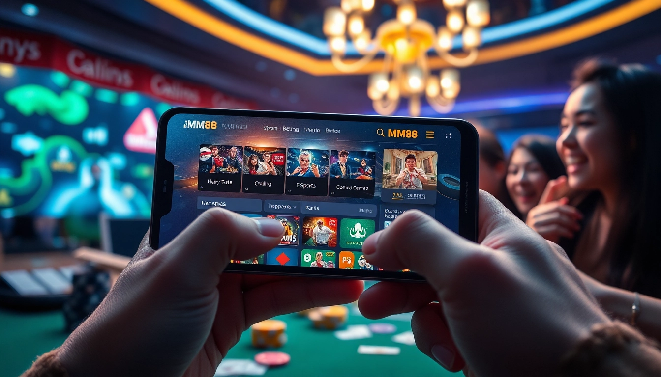 Explore an engaging online gaming experience with MM88's diverse offerings for desktop and mobile users, showcasing sports betting and casino games.