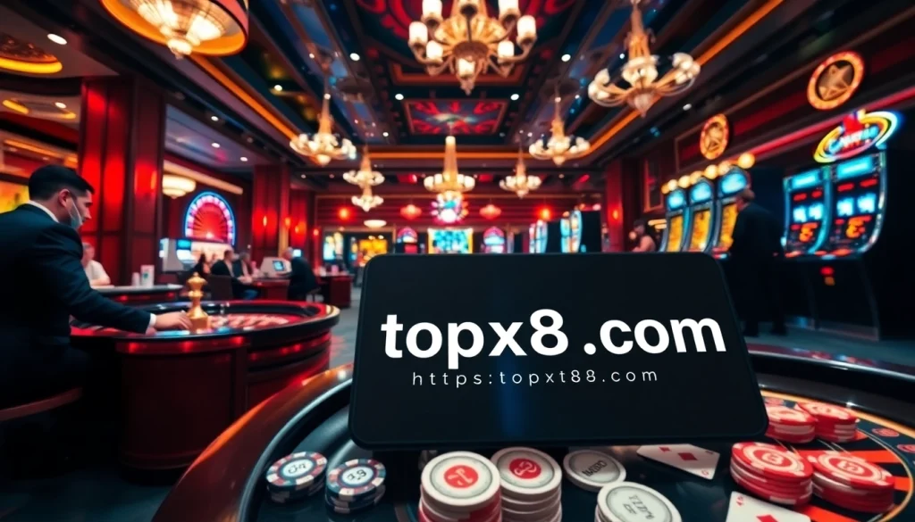 Experience the excitement of gambling at https://topxx88.com/ with vibrant casino scenes featuring roulette and poker.