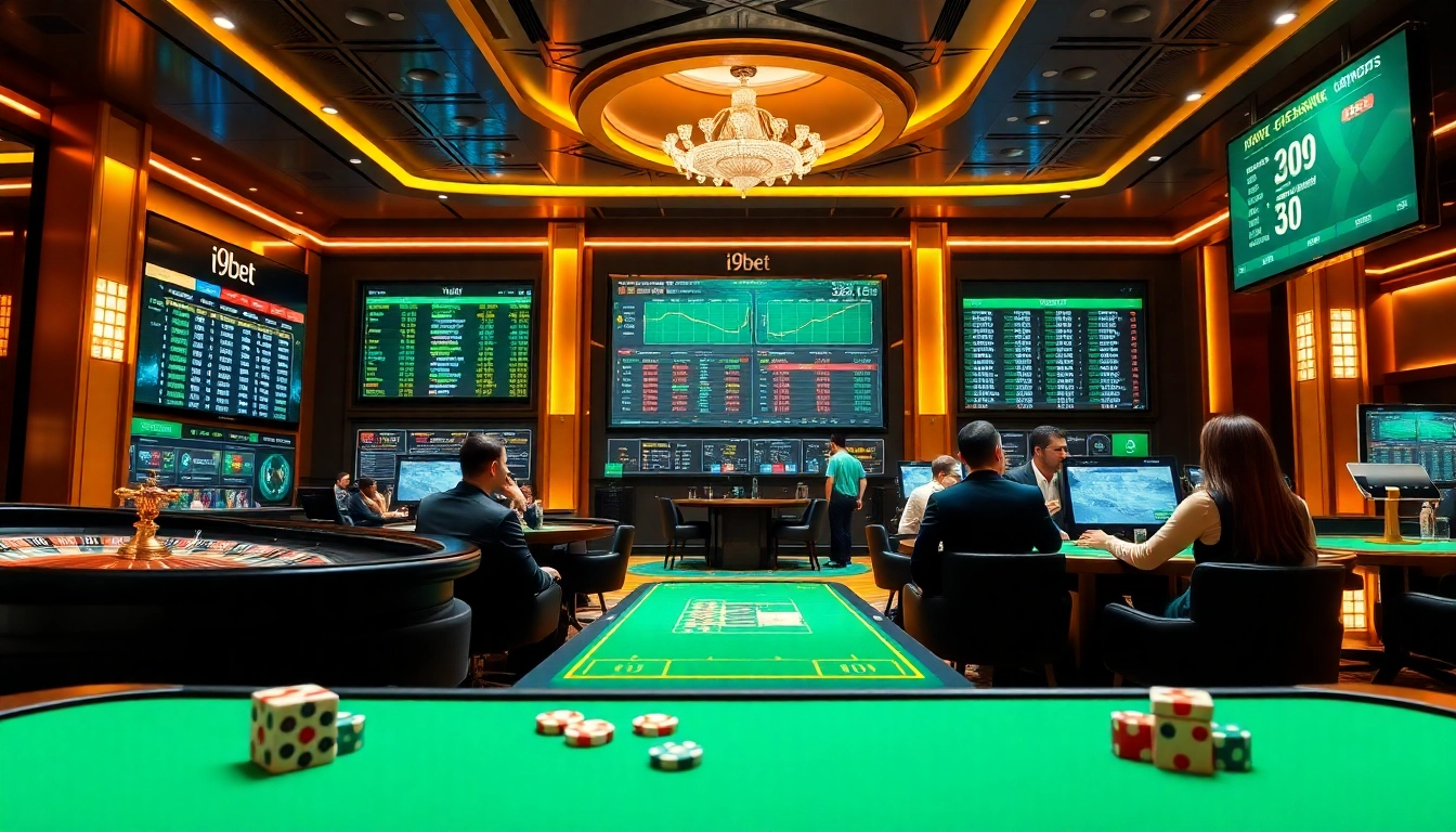 Experience the thrill of i9bet with a vibrant online casino atmosphere filled with exciting games.