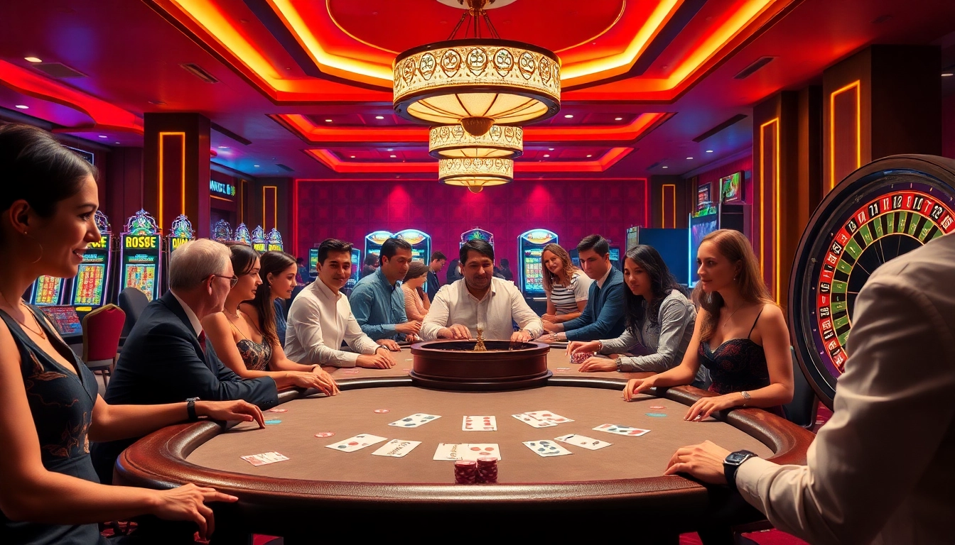 Experience the thrill of BJ 888 with players engaged in an exciting casino game.