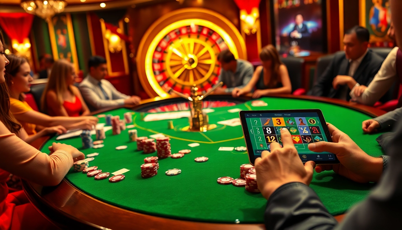 Engage in thrilling casino gaming at https://king88b.us.com/ with vibrant poker chips and roulette.