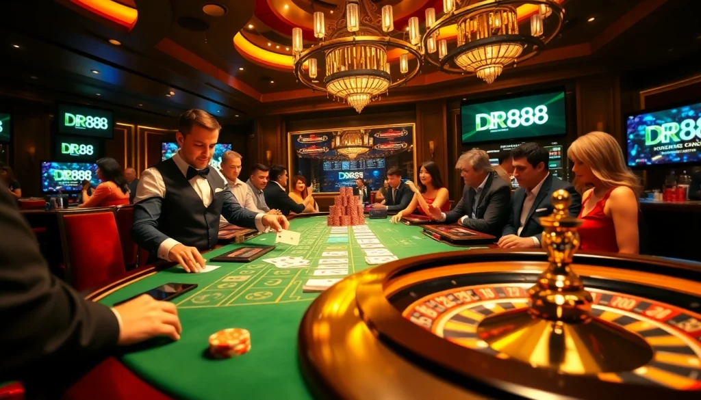 Gamble at DR88 while enjoying a luxurious blackjack experience with professional croupiers and exciting gameplay.