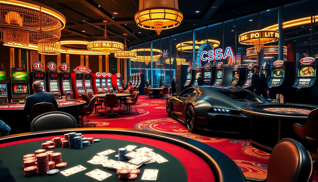 Bugatti8 players enjoying a thrilling game of poker with vibrant chips and luxurious decor.