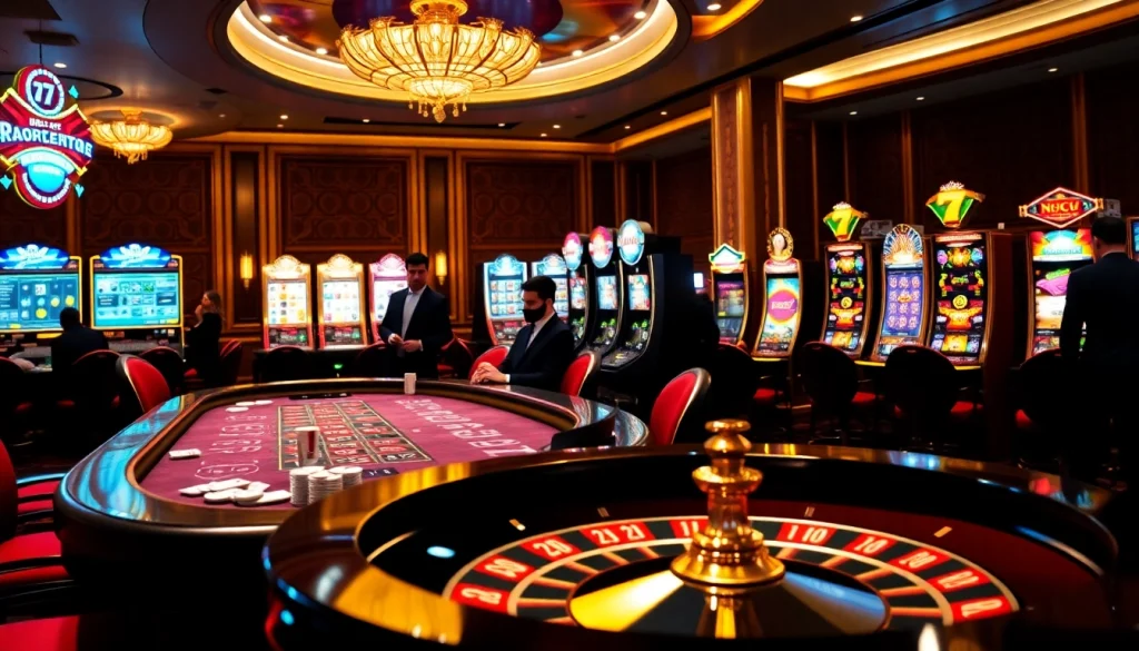 Experience the thrill of gambling at Neo79 with live dealer games and vibrant slot machines.