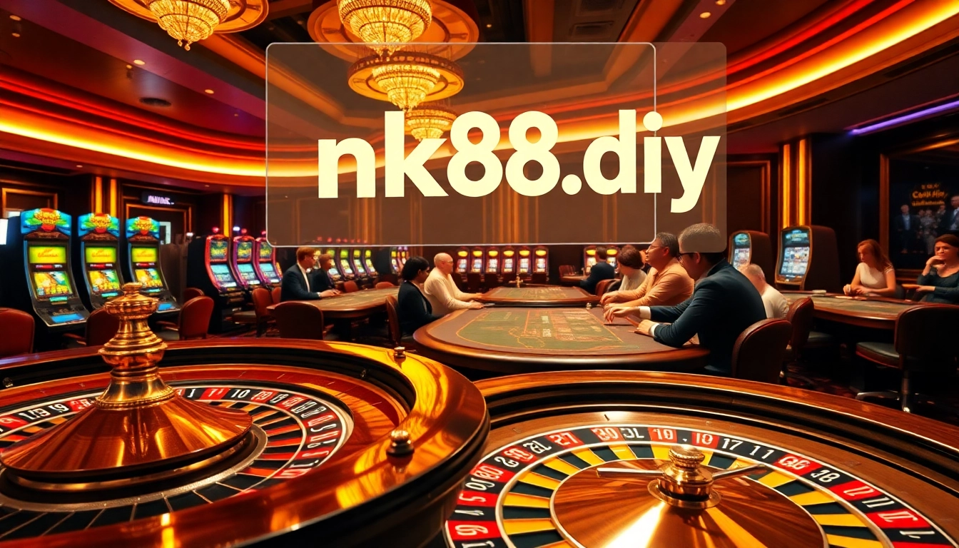 Experience thrilling casino action with nk88.diy's vibrant tables and immersive gambling atmosphere.