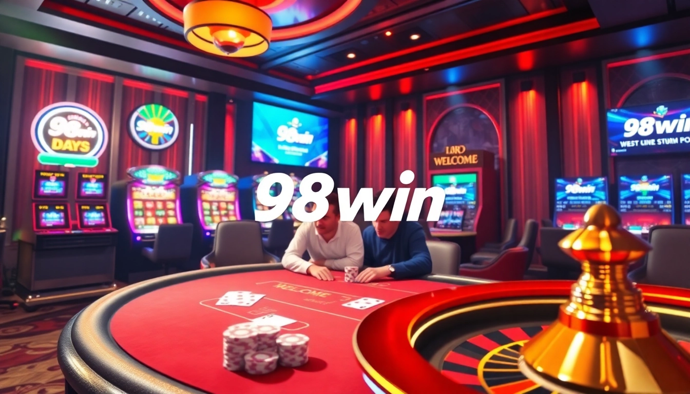 Experience the thrill of 98win poker and vibrant casino gaming in an engaging setting.