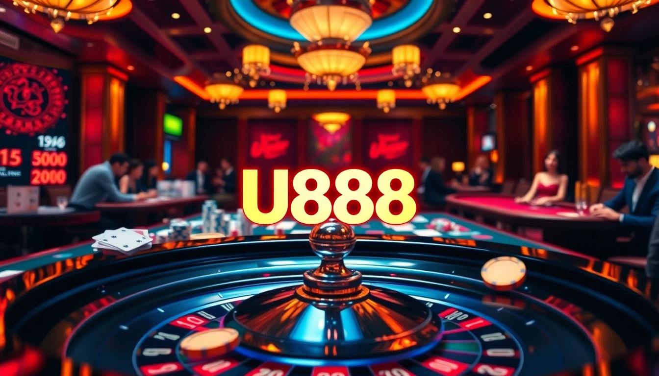 U888 enhances the casino experience with engaging games like poker and roulette.