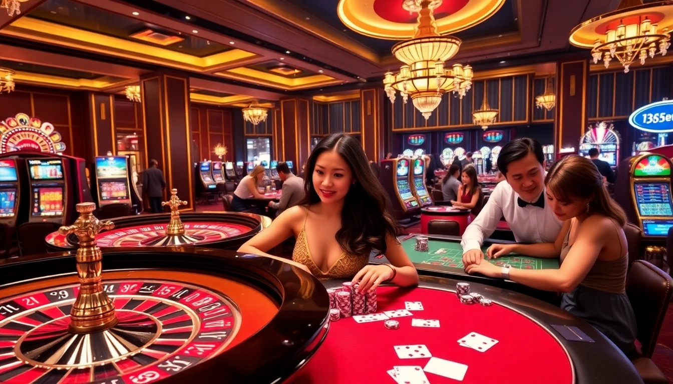 Experience the thrill of playing at 136bet Login with vibrant casino tables and exciting games.
