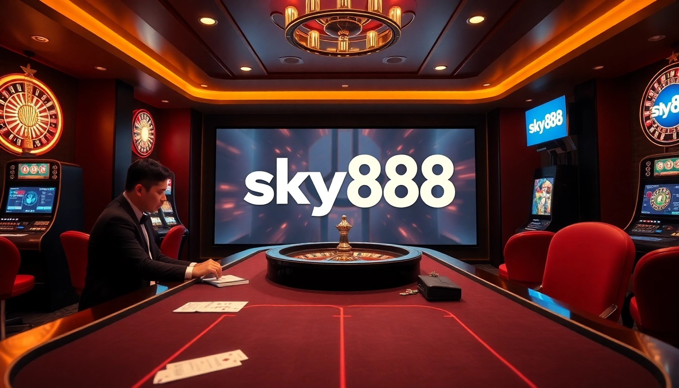 Experience thrilling gameplay at sky88 vn with professional dealers and vibrant gaming setups.