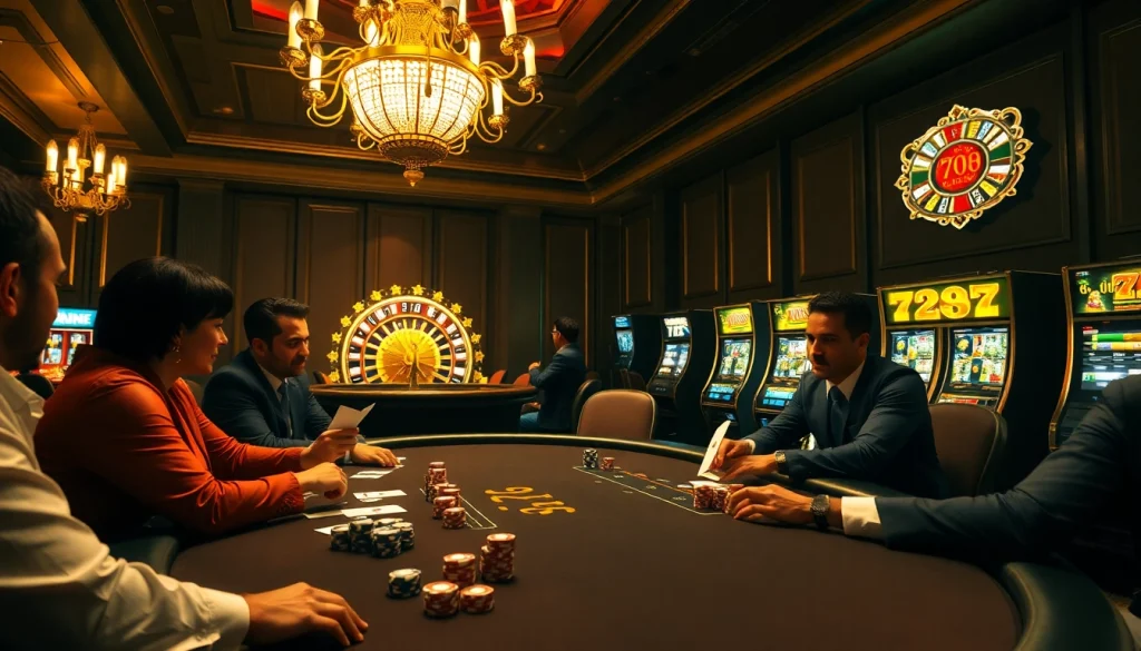 Experience the excitement of 789 bet with vibrant casino games, poker chips, and roulette wheels.