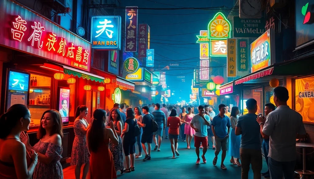 Experience 베트남밤문화 with vibrant nightlife, lively bars, and joyful gatherings.