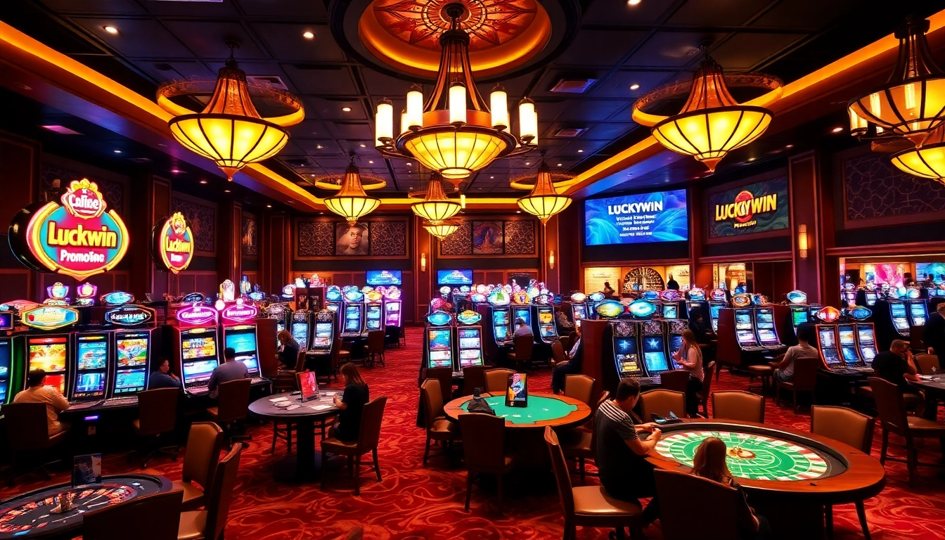 Experience the thrill of Luckywin at a vibrant casino filled with engaging games and excitement.