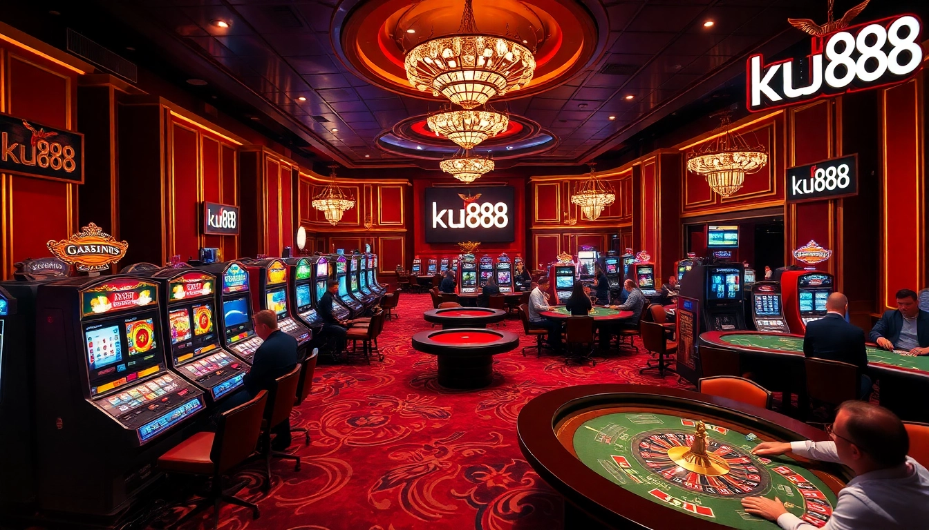 Experience the excitement of ku88 with vibrant casino tables and thrilling gameplay.