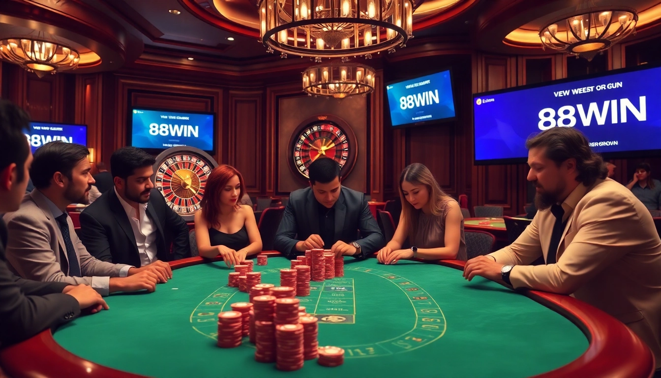 Experience high-stakes poker at 98WIN's luxurious casino tables.