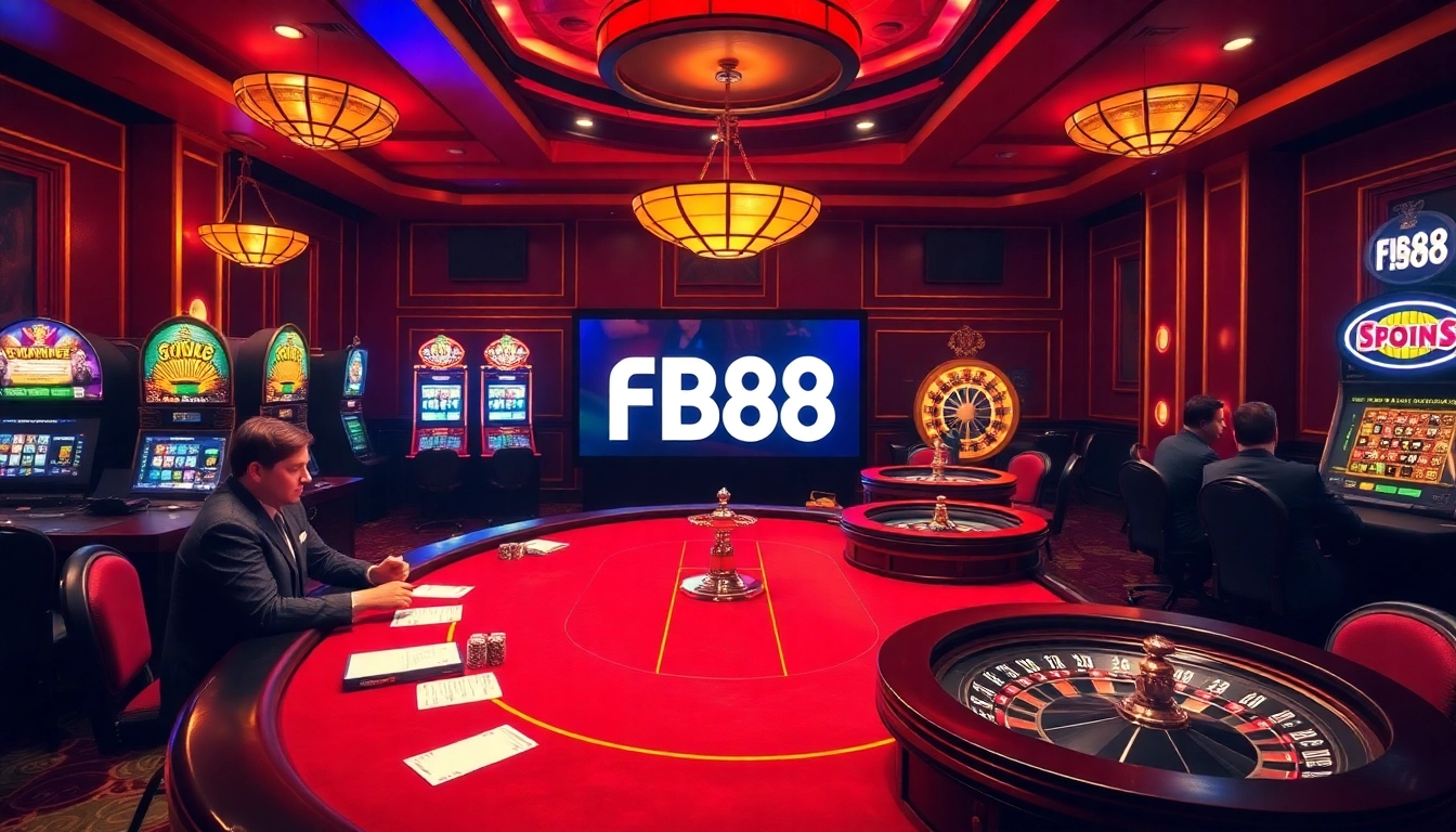 Experience thrilling gameplay at Fb88 with vibrant casino action and high-stakes betting.