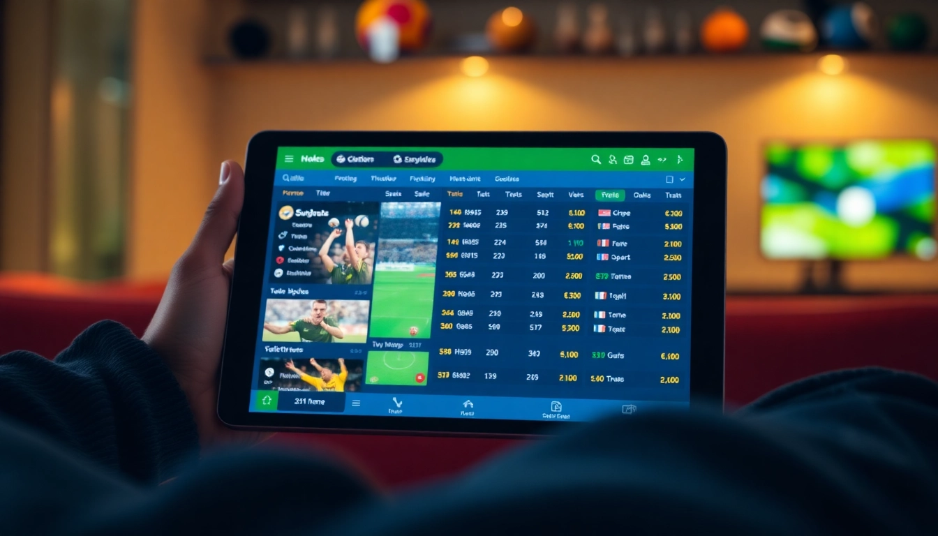 Explore the dynamic online betting experience at okvipwin.live with a vibrant interface showcasing live sports and betting options.