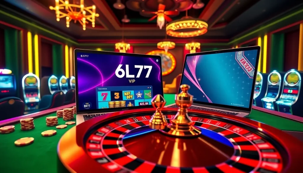 Engage with the exciting world of 6L777 VIP online gambling at a lavish casino.