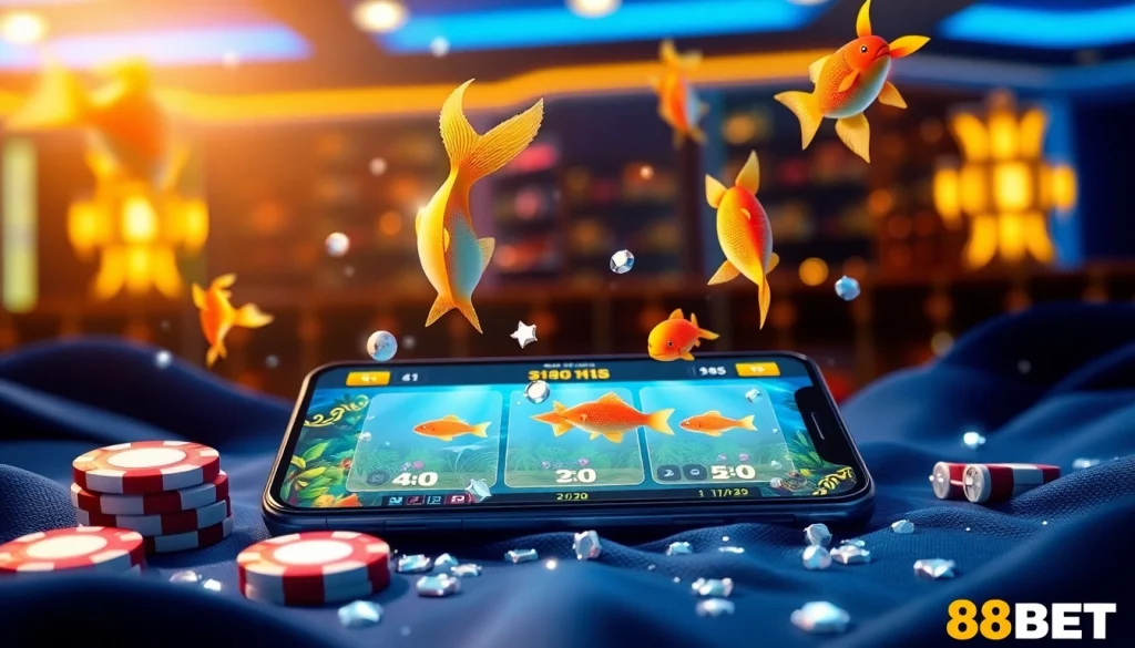 Experience the thrilling action of bắn cá 88BET with colorful graphics and exciting gameplay.