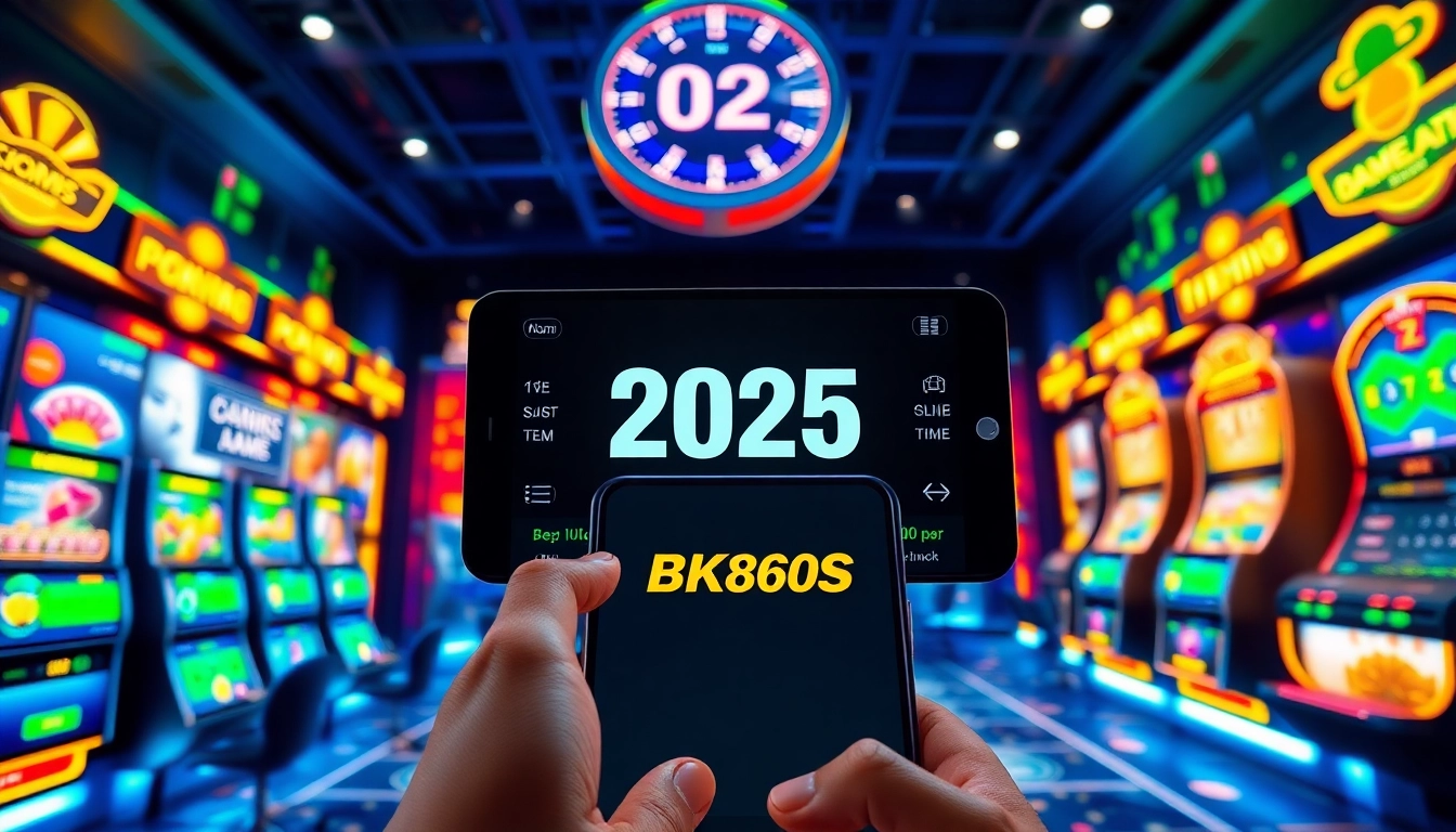 BK860S online gaming interface showcasing vibrant betting options and exciting visuals for 2025.