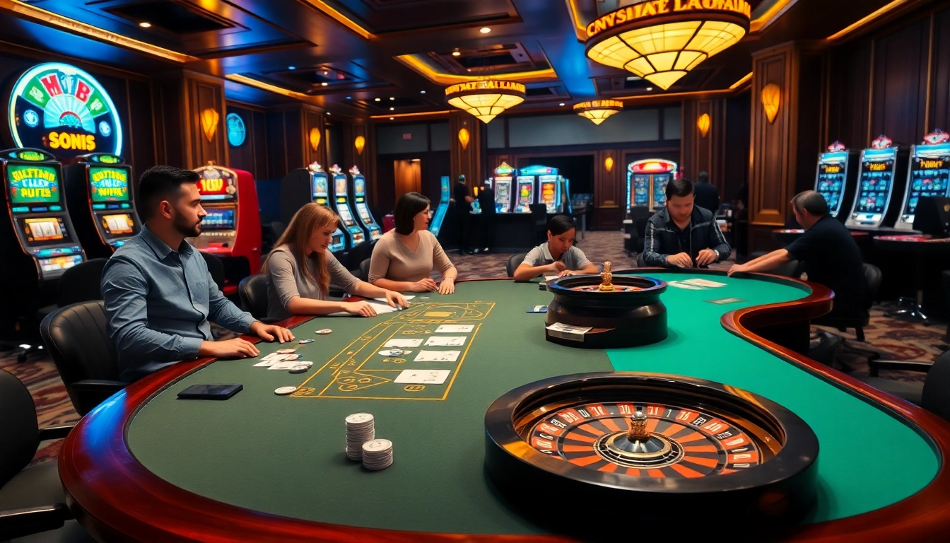 Experience high-stakes gambling at https://hz88.gb.net/ with players enjoying poker and roulette.