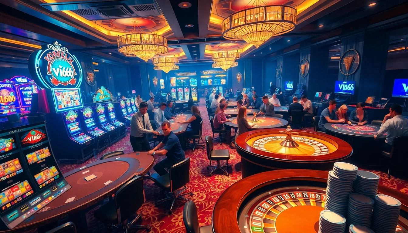 Experience the thrill of vip66 with vibrant slot machines and lively poker tables.