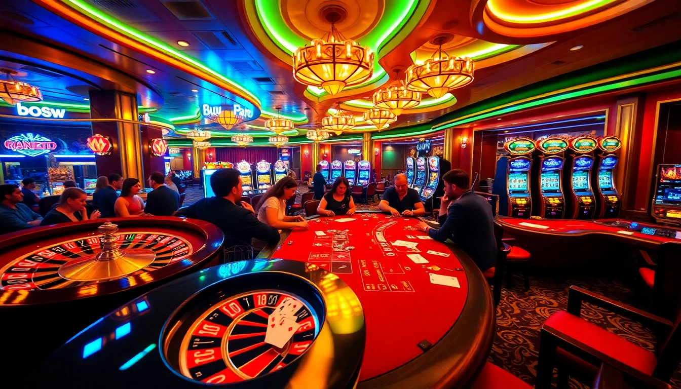 Engage in high-stakes gameplay at a vibrant casino featuring b52 excitement