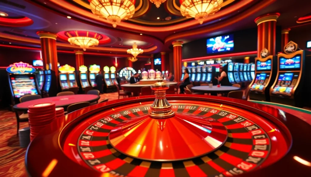 Experience the thrill of an XXX game with an exciting casino scene showcasing poker and roulette action.