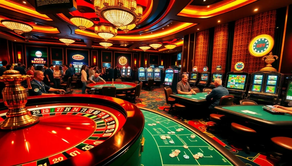 Experience the thrill at SLVIP, featuring dynamic poker rounds with chips and vibrant slot machines.