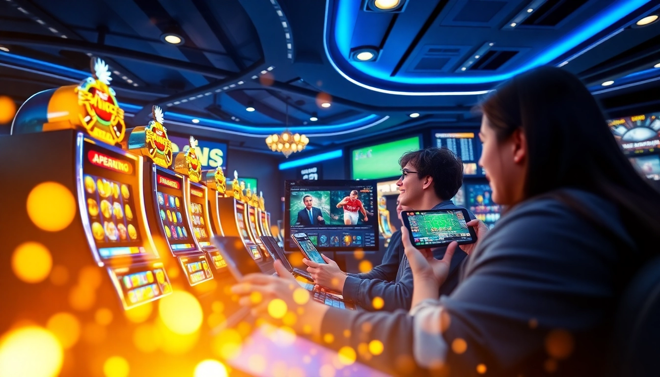 Engaging online gaming scene representing 23WIN's vibrant sports betting and casino experience.