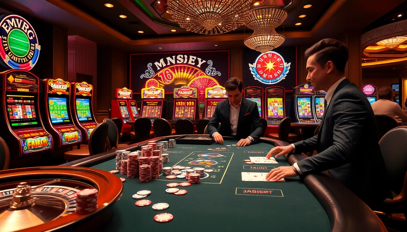Experience thrilling gameplay at MV66 casino tables with vibrant chips and cards.