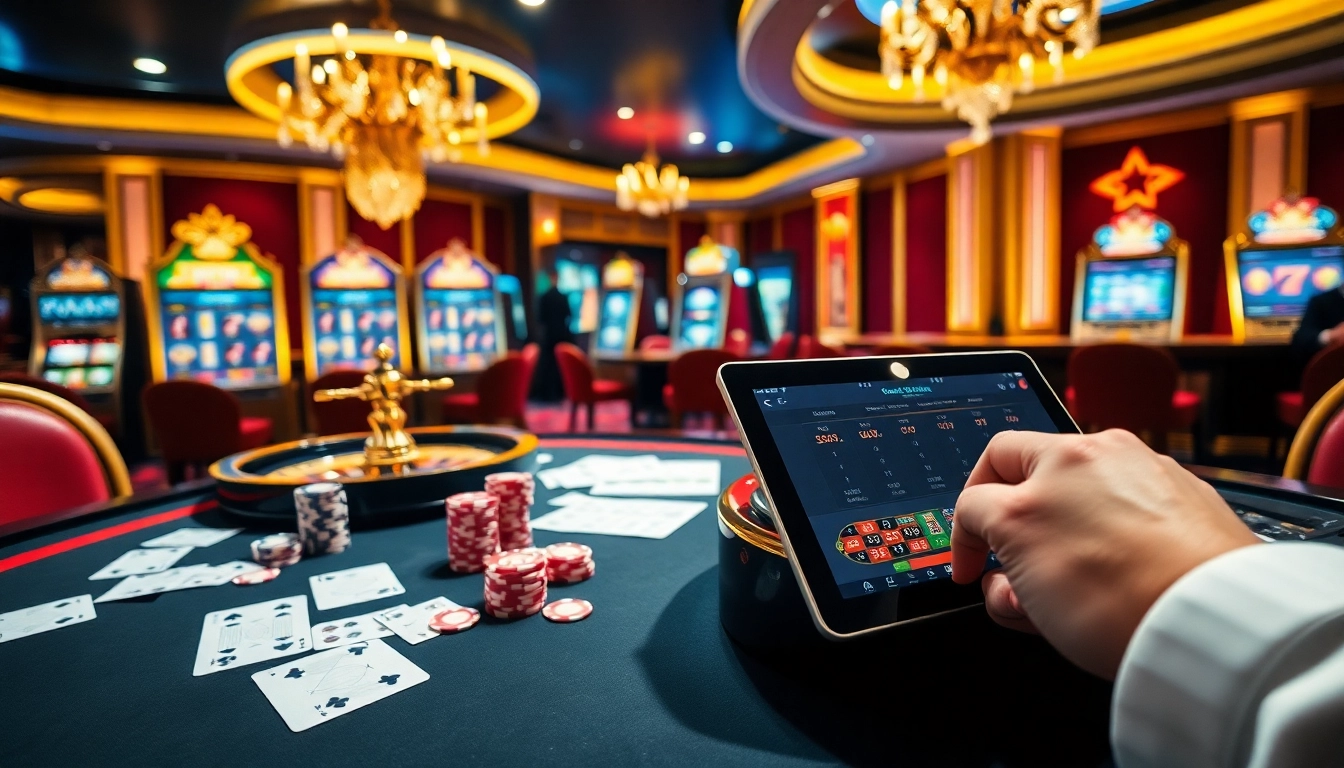 Experience thrilling gameplay at 8kbet cc with vibrant casino settings and exciting betting action.