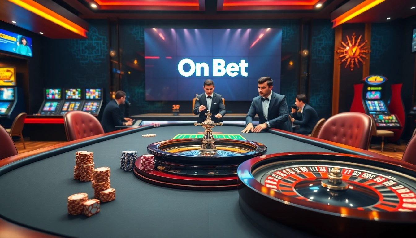 Experience thrilling online gambling at https://onbet11.net/ with poker, roulette, and vibrant slot machines.