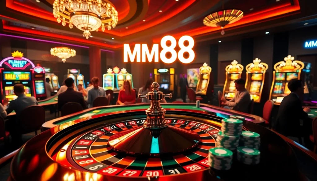 Experience thrilling gameplay at MM88 with engaging slot machines and vibrant casino action.