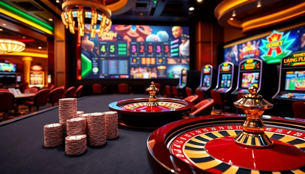 Engage in thrilling gameplay at Trang chủ pg66, showcasing vibrant casino elements and betting interfaces.