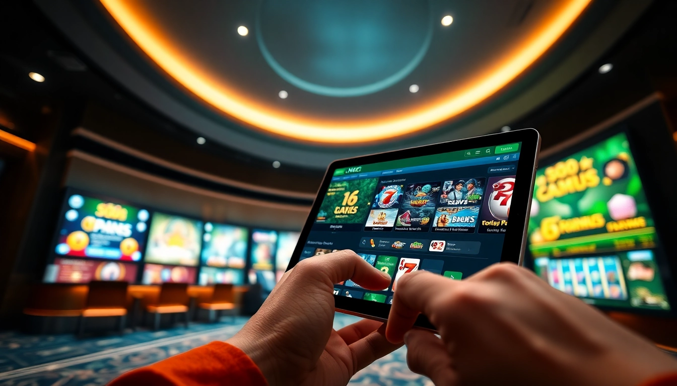 Engaging online betting interface showcasing s666.nyc with vibrant games and secure payment options.