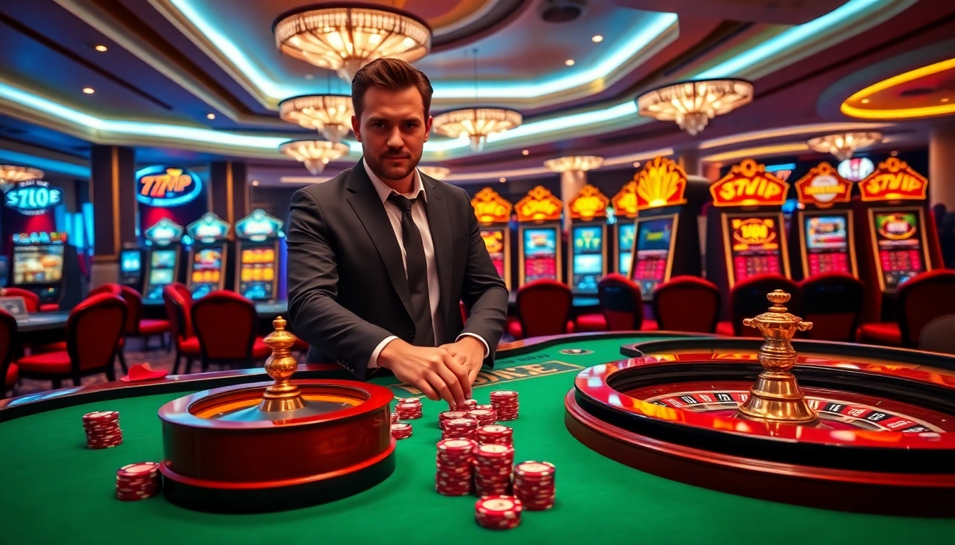 Engaging players at 777VIP casino table with vibrant gaming elements.