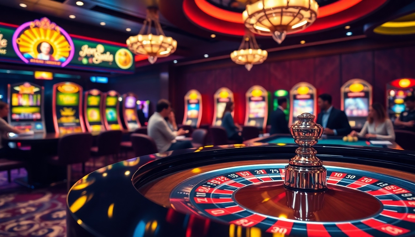 Experience thrilling gameplay at https://vmax1.co/ with vibrant casino tables and engaging slot machines.