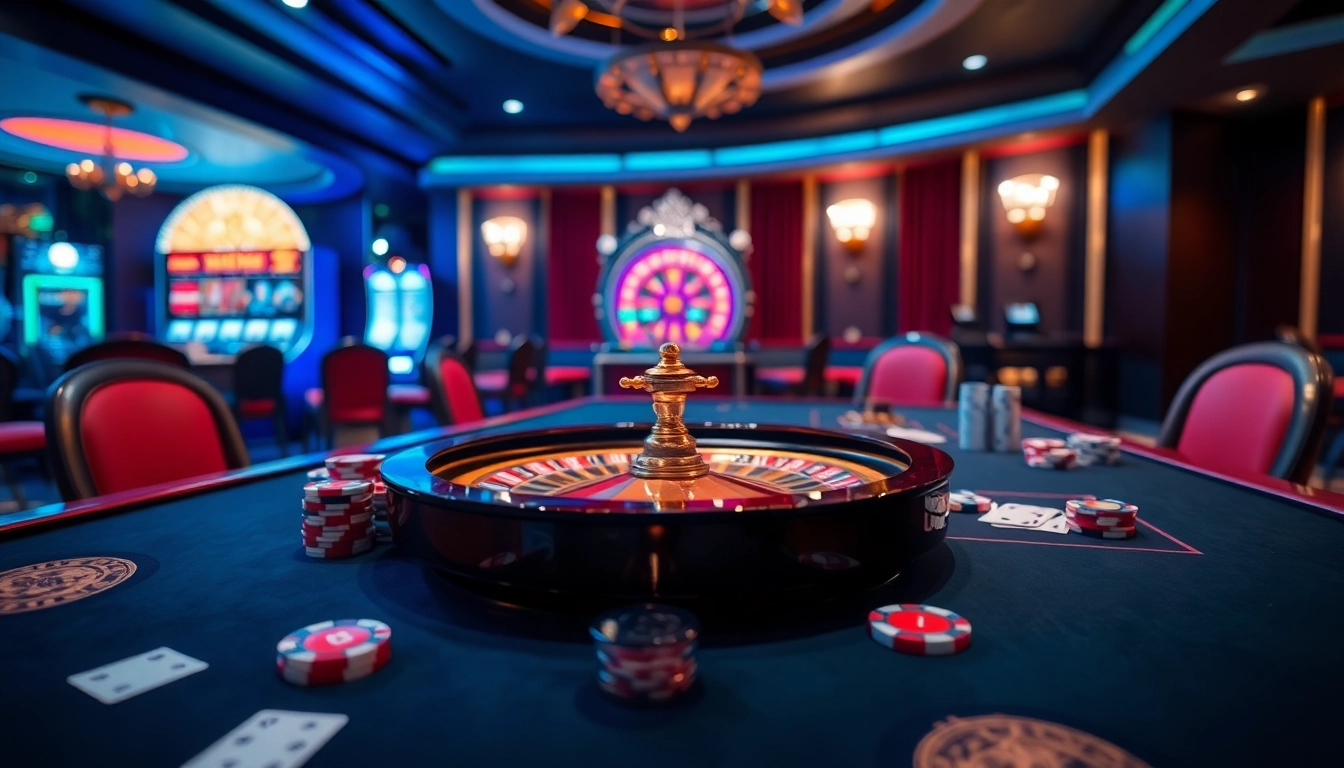 Experience high-stakes excitement with trang chu 98win at this luxurious casino setup.