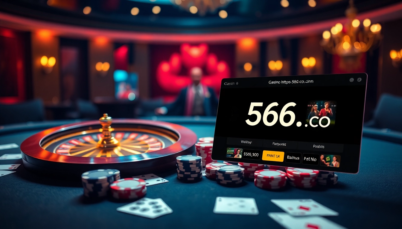 Experience high-stakes excitement at https://566.co.com/ with vibrant roulette and poker action.