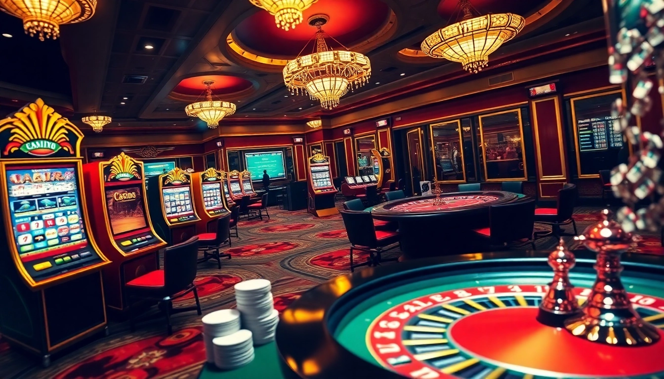 Experience the thrill of 789club with an engaging online casino scene featuring poker, roulette, and vibrant slot machines.